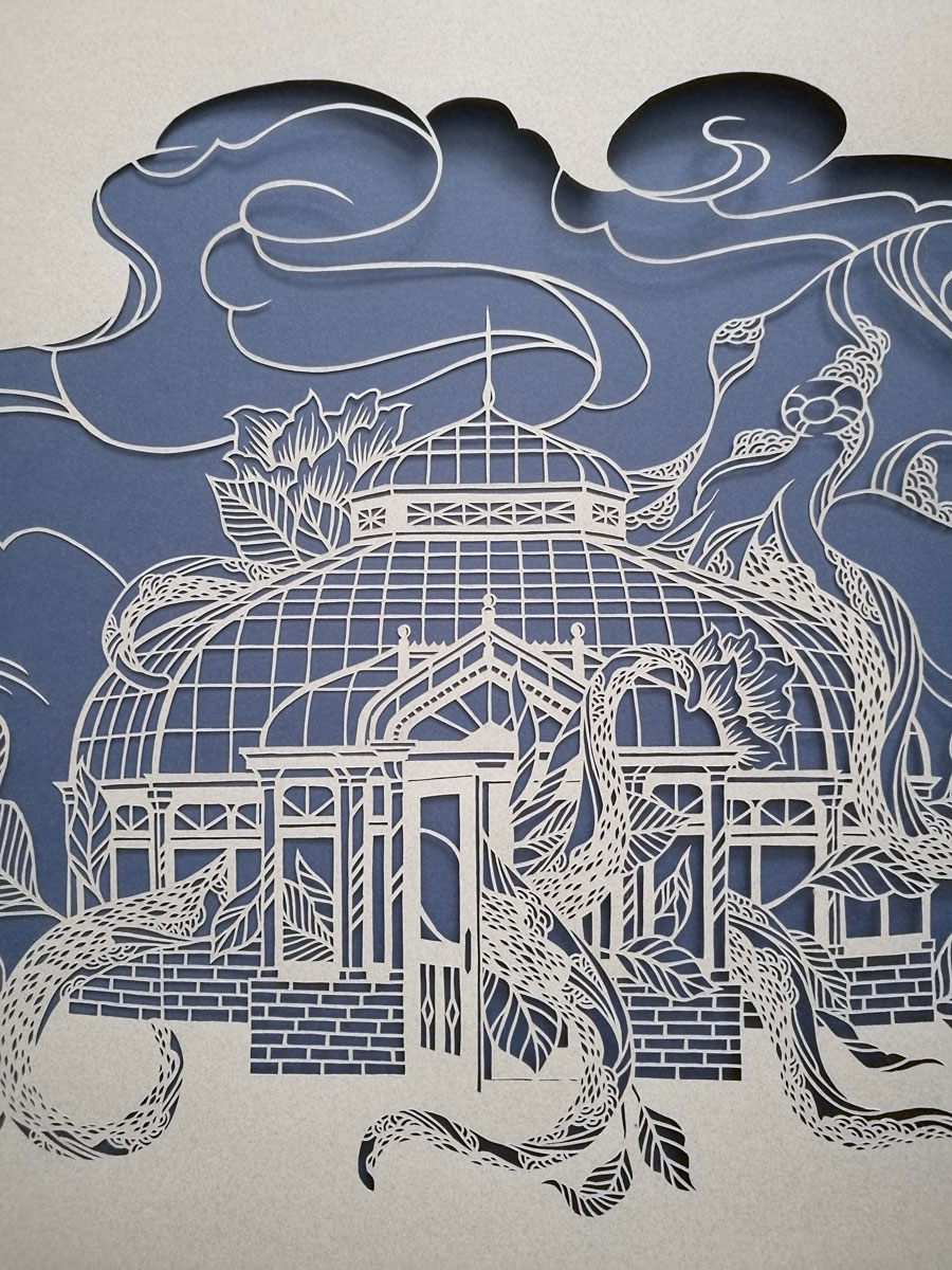 Westmount #2 - Kirigami artwork